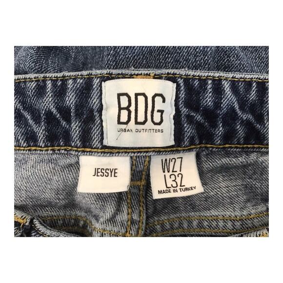 BDG Urban Outfitters Jeans Size 27 Jessye Two Tone Button Fly High Rise Straight - Picture 6 of 11